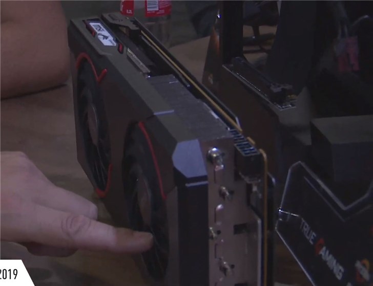 微星展示新款RX 5700XT显卡:三槽厚 巨大散热模块(图2)